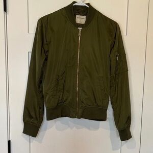 Heart Hips Olive Bomber Jacket